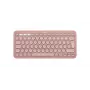 LOGITECH Pebble Keys 2 K380s - Kompakta Bluetooth tastatūra - Tonal Rose - Qwerty Int