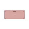 LOGITECH Pebble Keys 2 K380s - Kompakta Bluetooth tastatūra - Tonal Rose - Qwerty Int