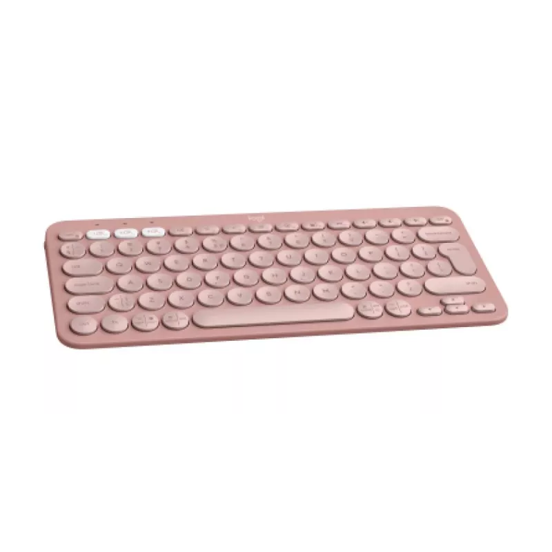 LOGITECH Pebble Keys 2 K380s - Kompakta Bluetooth tastatūra - Tonal Rose - Qwerty Int
