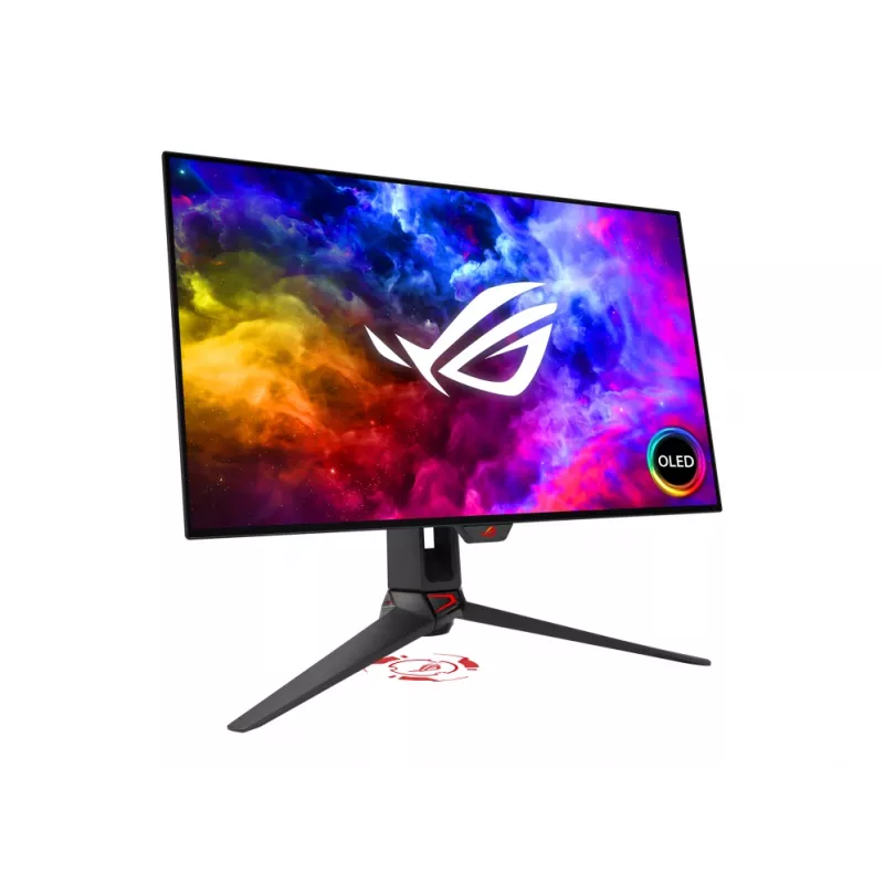 ASUS ROG Swift OLED PG27AQDM datora monitors 67,3 cm (26,5 collu) 2560 x 1440 pikseļi Wide Quad HD melns