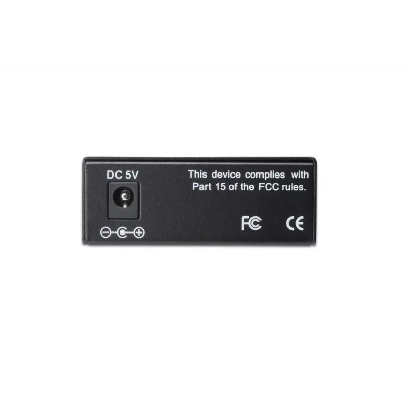 DIGITUS Multivides pārveidotājs, vienmoda, BiDi, WDM Gigabit Ethernet, Tx1310 nm / Rx1550 nm SC savienotājs, līdz 20 km