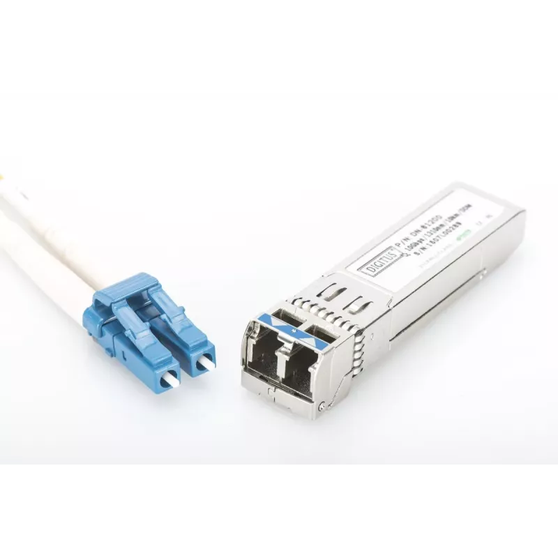 DIGITUS SFP+ 10G MM 850nm 300m ar DDM LC savienotāju, jaudas patēriņš < 1W 850nm VCSEL lāzers