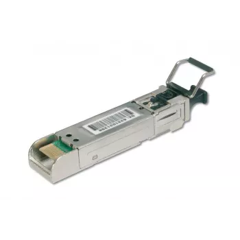DIGITUS HP saderīgs 1,25 Gbps SFP modulis, līdz 20 km vienmoda, LC dupleksais savienotājs, 1000Base-LX, 1310 nm