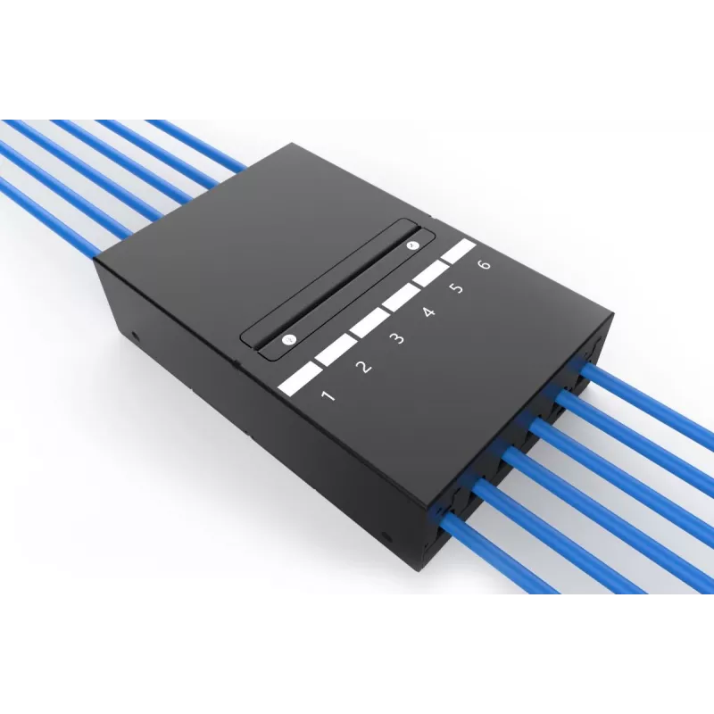 DIGITUS Consolidation Point Box - 6 ports Keystone moduļi ar viedo kabeļu pārvaldību