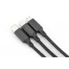 DIGITUS 3-in-1 lādētāja kabelis USB A-Lightning + micro B + Type-C 1m