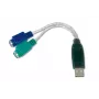 DIGITUS Adapteris no USB uz 2x Ps/2 (da70118)
