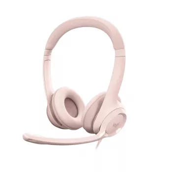 LOGITECH Austiņas - H390 - USB-A - Rozā