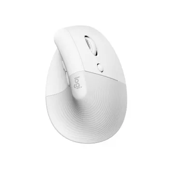 LOGITECH Lift for Mac vertikālā ergonomiskā pele - balti pelēka - EMEA