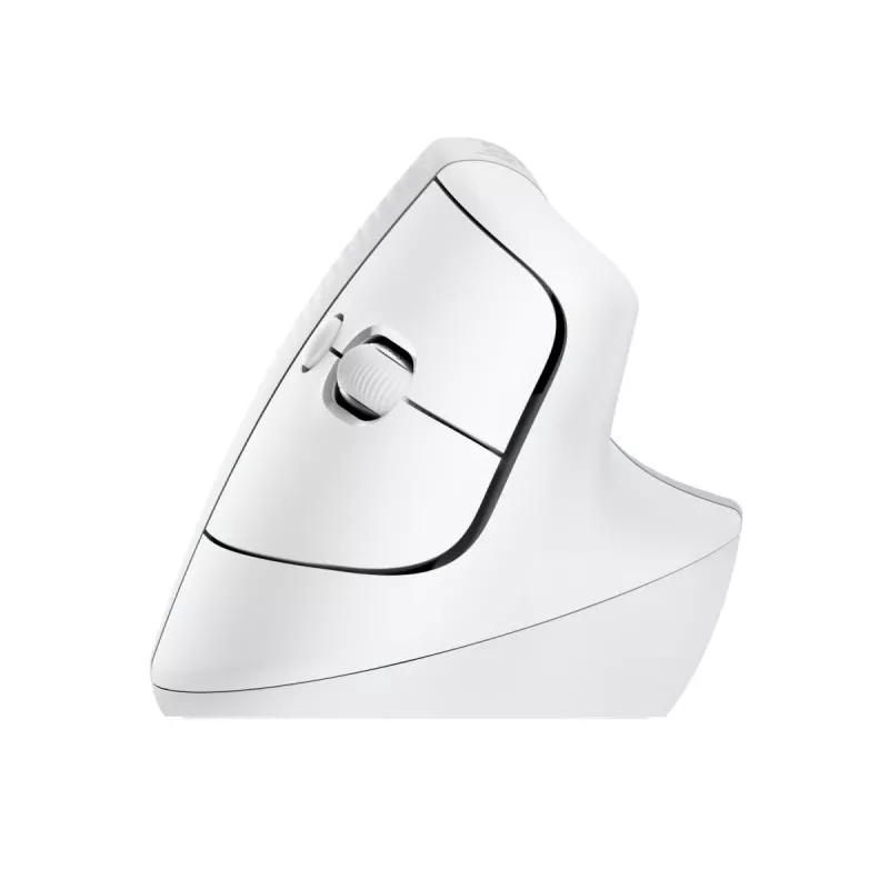 LOGITECH Lift for Mac vertikālā ergonomiskā pele - balti pelēka - EMEA