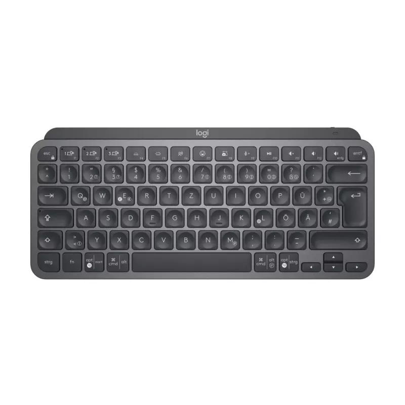 LOGITECH MX Keys Mini For Business - Bezvadu tastatūra - Grafīts - Qwerty Vācu