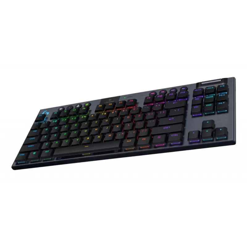 LOGITECH G915 X Lightspeed TKL bezvadu spēļu tastatūra - Melna Qwertz Vācu Clicky