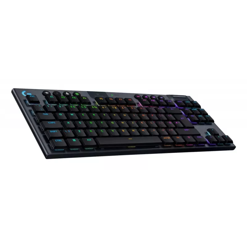LOGITECH G915 X Lightspeed TKL bezvadu spēļu tastatūra - Melna Qwertz Vācu Clicky