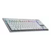 LOGITECH G915 X Lightspeed TKL bezvadu zema profila spēļu tastatūra balta taustes - Qwertz Deutsch
