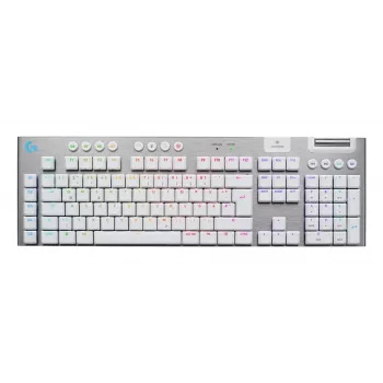 Logitech G G915 X LIGHTSPEED tastatūra spēlēm USB RF bezvadu Bluetooth QWERTZ vācu balta