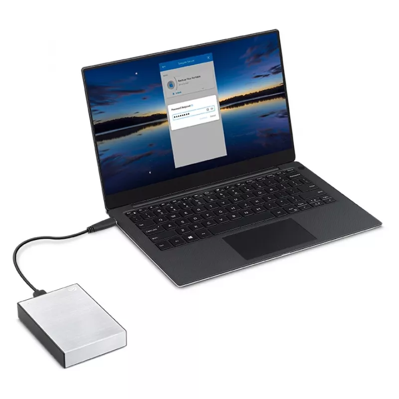 Seagate One Touch HDD 1 TB ārējais cietais disks 2,5 collas Micro-USB B 2.0/3.2 Gen 1 (3.1 Gen 1) Sudraba