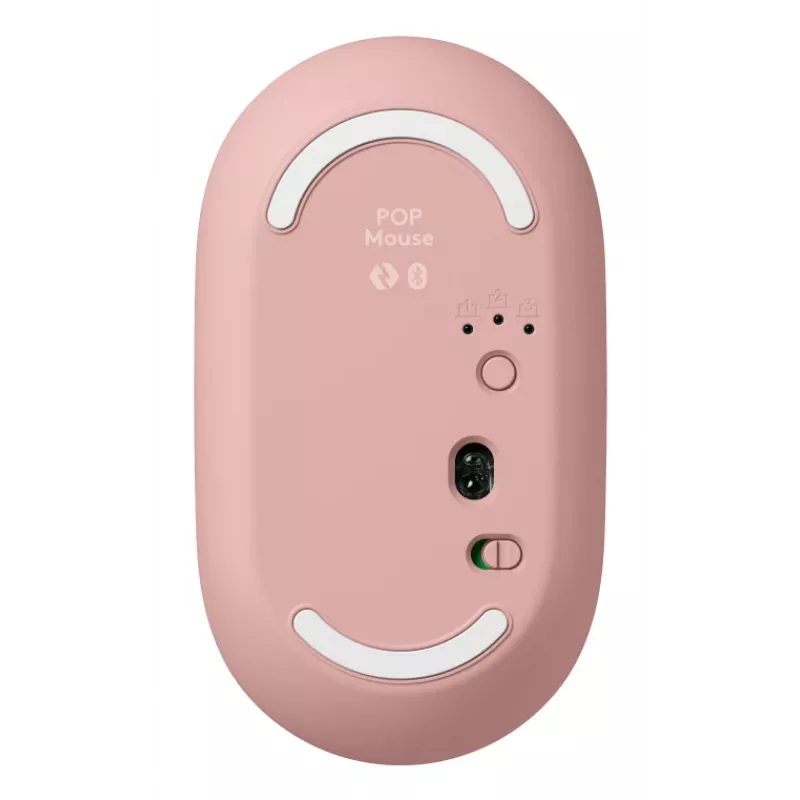 LOGITECH Bezvadu komplekts - Pop Icon - Rozā un baltā krāsā Qwertz vācu