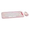 LOGITECH Bezvadu komplekts - Pop Icon - Rozā un baltā krāsā Qwertz vācu