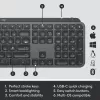 LOGITECH MX Keys Combo For Business Gen 2 - Graphīts - Qwerty Esp