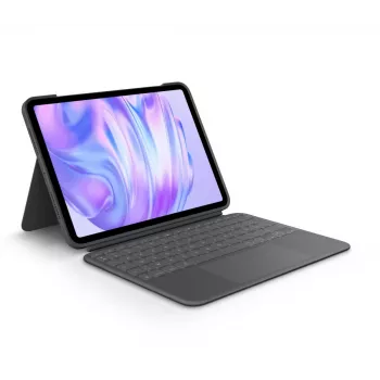 LOGITECH Combo Touch tastatūras futrālis - iPad Pro 11in M4/M5 - grafīta - Azerty franču