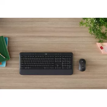 Logitech Signature MK650 Combo for Business pilna izmēra bezvadu tastatūra un pele