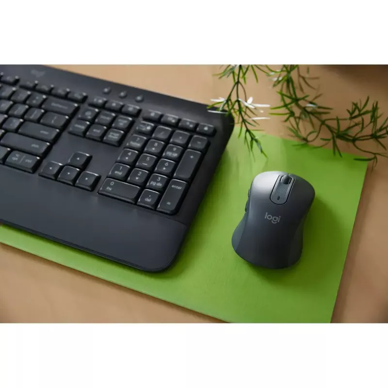 Logitech Signature MK650 Combo for Business pilna izmēra bezvadu tastatūra un pele