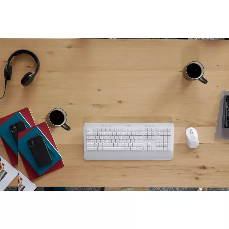 Logitech Signature MK650 Combo for Business pilna izmēra bezvadu tastatūra un pele
