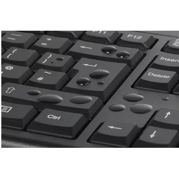 Kensington K75562DE, bezvadu, RF Wireless, membrānas, QWERTZ, melns, pele iekļauta
