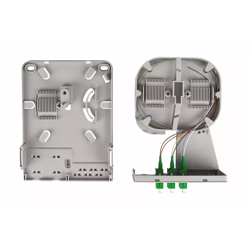 DIGITUS Ftth Mājas Sadales Bloks. 3x LC/APC Duplex OS2. IP54. Savienošanai gatavs