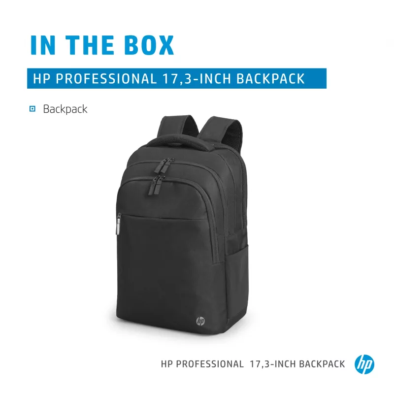 HP Professional 17,3 collu mugursoma, mugursoma, 740 g