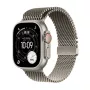 APPLE Watch Ultra 3 GPS + Cellular 49mm dabīga titāna korpuss ar dabīga titāna Milānas cilpu