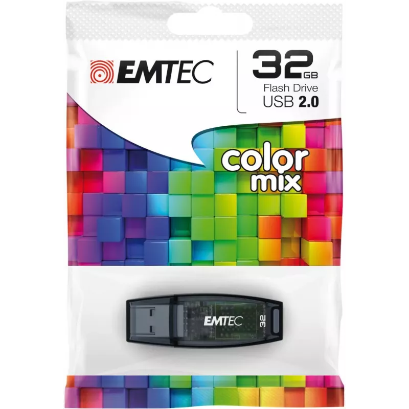 EMTEC C410 Color Mix - 32GB USB Stick - USB 2.0 - Blue