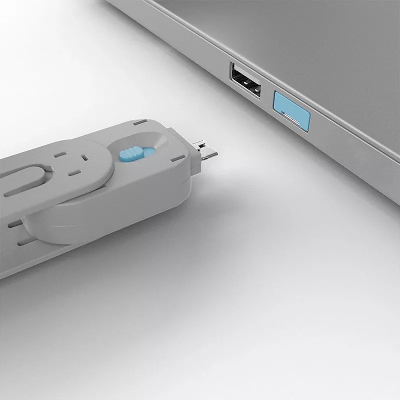 Lindy USB Port Blocker - Iepakojumā 4, Krāsu kods: Zils, Pieslēgvietu bloķētājs + atslēga, USB Type-A, Zils, Akrilnitrila butadiēna stirols (ABS), 5 gab., Polietilēna maisiņš