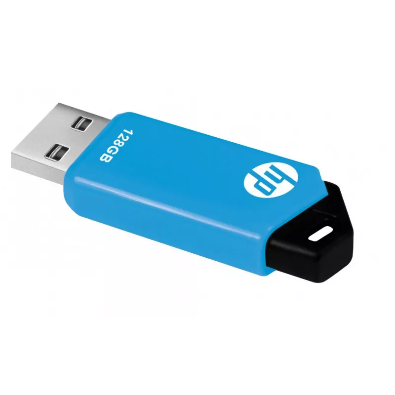 HP v150w USB zibatmiņa 128 GB USB Type-A 2.0 Melna, Zila