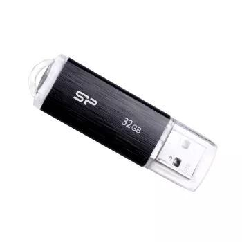 SILICON POWER Ultima U02 - 32GB USB zibatmiņa - USB 2.0 - melna