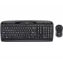 LOGITECH Wireless Desktop Mk330 - Melns - Qwerty Uk