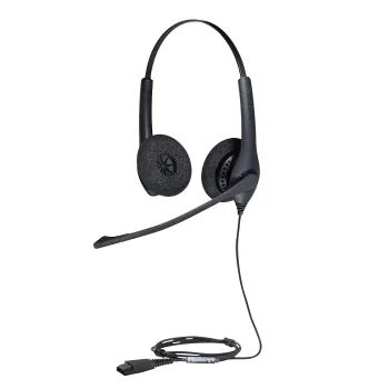 Jabra BIZ 1500 Duo QD EMEA, vadu, biroja/zvanu centram, 20 - 4500 Hz, 74 g, austiņas, melna