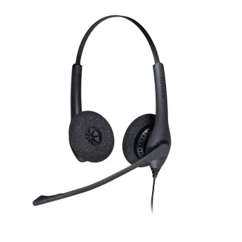 Jabra BIZ 1500 Duo QD EMEA, vadu, biroja/zvanu centram, 20 - 4500 Hz, 74 g, austiņas, melna