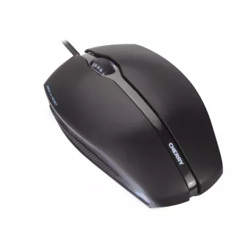 CHERRY GENTIX VADĪTA IZGAISMOTA PELE, Melna, USB, Abpusēja, Optiskā, USB Type-A, 1000 DPI, Melna