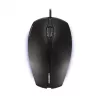 CHERRY GENTIX VADĪTA IZGAISMOTA PELE, Melna, USB, Abpusēja, Optiskā, USB Type-A, 1000 DPI, Melna