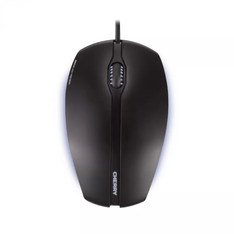 CHERRY GENTIX VADĪTA IZGAISMOTA PELE, Melna, USB, Abpusēja, Optiskā, USB Type-A, 1000 DPI, Melna