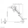 Neomounts NM-D775BLACKPLUS Monitora roka 10-49 collas - gāzes atspere - Topfix - 180°-stop