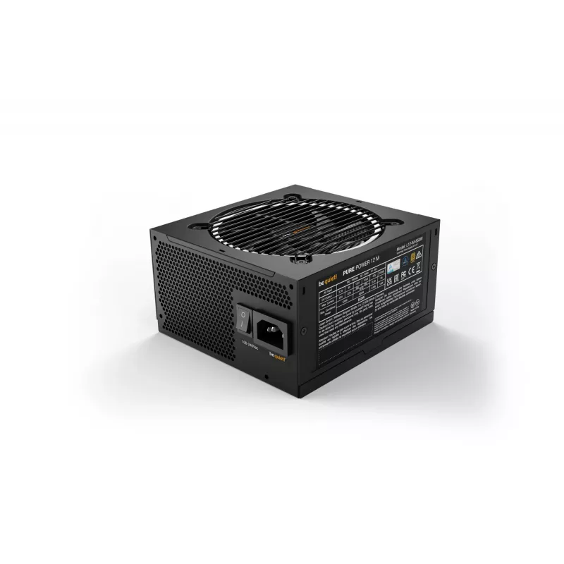 be quiet Pure Power 12 M barošanas bloks 850 W 20+4 kontaktu ATX ATX Melns