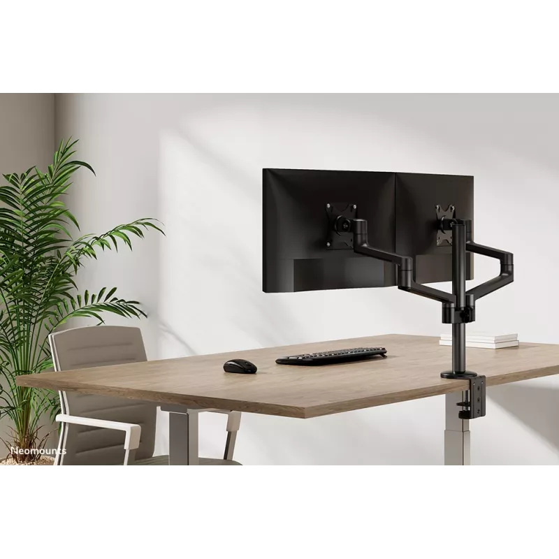 Monitora roka Neomounts DS60-425BL2 17-27 collas - vietu taupoša