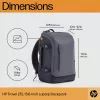 HP Travel 25 Liter 15.6 Iron pelēka Laptop Backpack, mugursoma, 39,6 cm (15,6 collas), 860 g
