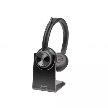 HP Poly Savi 7320 UC Stereo Microsoft Teams sertificētas DECT 1880-1900 MHz austiņas