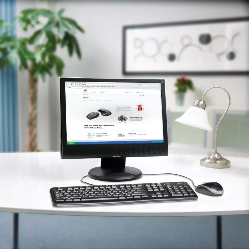 LOGITECH tastatūra K120 - Biznesam Azerty Beļģijas