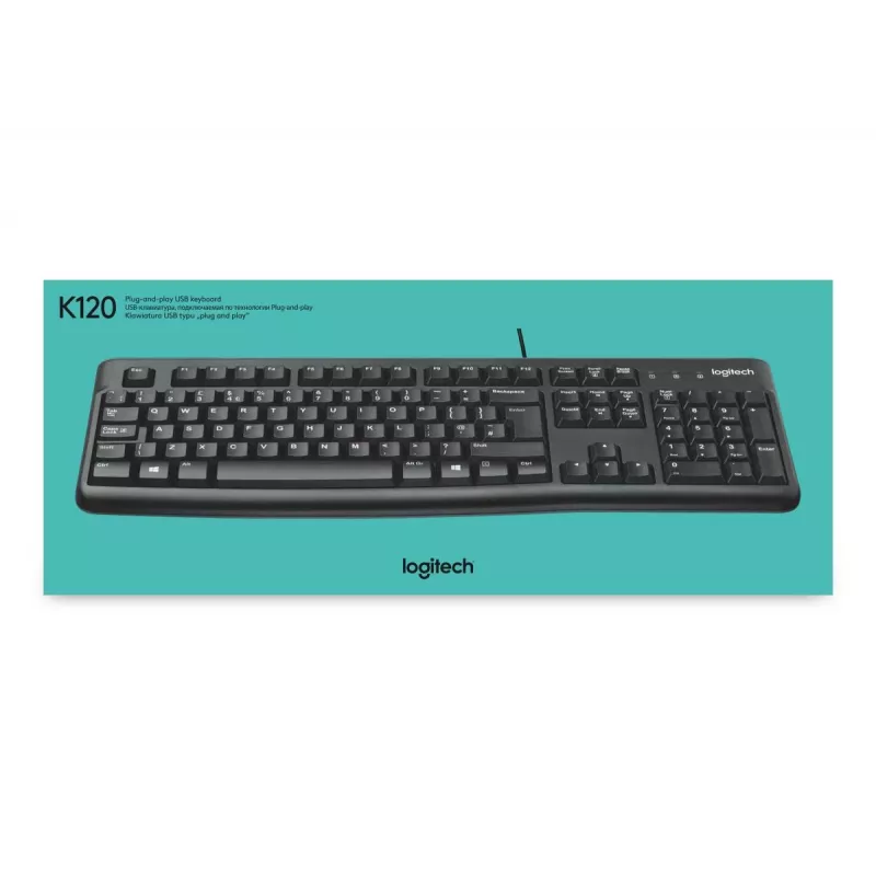LOGITECH tastatūra K120 - Biznesam Azerty Beļģijas