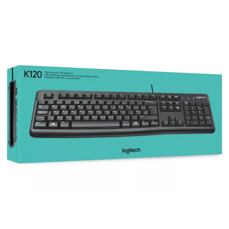 LOGITECH tastatūra K120 - Biznesam Azerty Beļģijas
