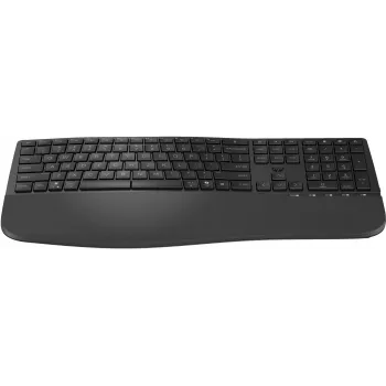 HP 685 Comfort Dual-Mode tastatūra, QWERTY, pilna izmēra (100%), bezvadu, RF bezvadu + Bluetooth, membrānas, QWERTY, melna