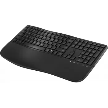 HP 685 Comfort Dual-Mode tastatūra, QWERTY, pilna izmēra (100%), bezvadu, RF bezvadu + Bluetooth, membrānas, QWERTY, melna